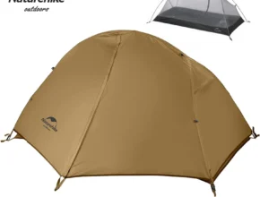 네이처하이크 사이클링 텐트 1 인용 초경량 배낭 텐트 더블 레이어 낚시 텐트 야외 여행 하이킹 캠핑 텐트