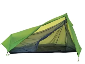 야외 초경량 800g 1인 캠핑 텐트 초경량 15D 실리콘 코팅 방수 캠핑 텐트 대피소(폴 없음)