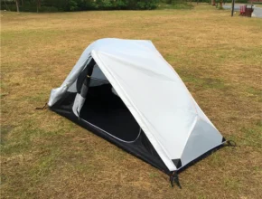 초경량 더블 레이어 1인용 캠핑 텐트