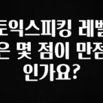 당장 친구에게 알려야 할 토익스피킹 레벨은 몇 점이 만점인가요? 알짜배기만 골라가세요