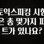 리뷰 좋은 토익스피킹 시험은 총 몇가지 파트가 있나요? 클릭해보세요