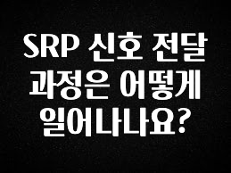 시간이 없다? SRP 신호 전달 과정은 어떻게 일어나나요? 지금 소개할게요