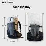 이번주 제일 많이찾은 2025 요즘 sns에서 난리난 3F UL GEAR 45 + 10L YUE 캠핑 야외 초경량 배낭 여성/남성 스포츠 가방 X-PAC 통기성 가방 배낭 조정 시스템  리뷰 최다로 엄선된 최고의 제품을 소개합니다.