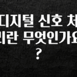 빼박 필수 디지털 신호 처리란 무엇인가요? 30초면 확인 가능합니다