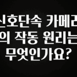 이달의 핫 신호단속 카메라의 작동 원리는 무엇인가요? 관심이 뜨거운 이유 입니다