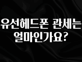 이건 “참을 수 없다” 유선헤드폰 관세는 얼마인가요? 알려드립니다