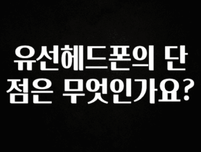 정성가득 선물 유선헤드폰의 단점은 무엇인가요? 클릭해보세요