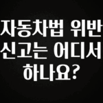 정보 쏟아짐 자동차법 위반 신고는 어디서 하나요? 좋은 정보