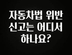 정보 쏟아짐 자동차법 위반 신고는 어디서 하나요? 좋은 정보