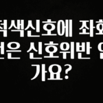 리뷰 좋은 적색신호에 좌회전은 신호위반 인가요? 업데이트된 소식입니다