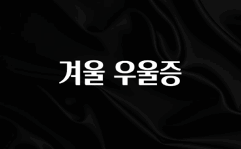 보고싶은 순간 겨울 우울증 최신정보