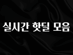추가정보 실시간 핫딜 모음 한 번에 알려드립니다