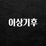 유튜브에서 난리난 정보 이상기후 1분이면 확인가능 합니다