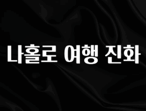 주목 나홀로 여행 진화 꼭 확인해보세요