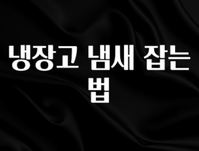 종.결.판 냉장고 냄새 잡는 법 업데이트된 소식입니다