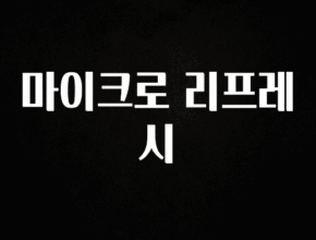 주목 마이크로 리프레시 지금 바로 공개합니다