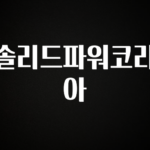 업뎃 정보 솔리드파워코리아 요약본만 확인해보세요